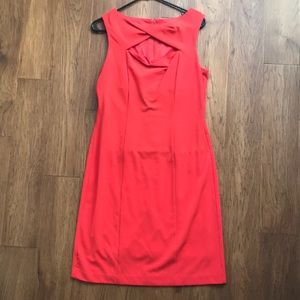 Red work or cocktail dress